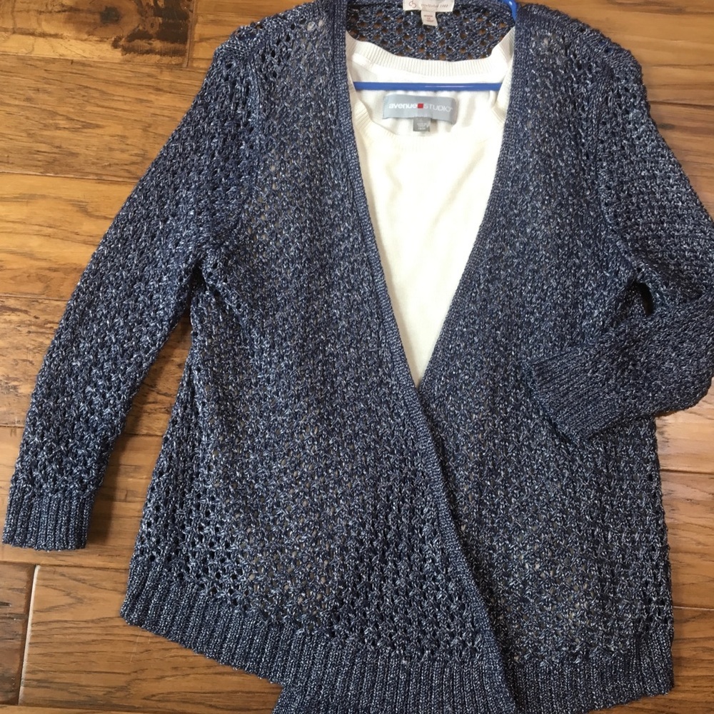 Sparkly Open Cardigan Sweater